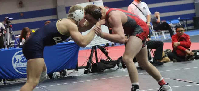 Wrestling Sweeps Double Dual Taking Wins Against Davidson and Cal Baptist Image