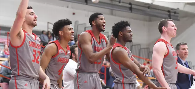 Men's Basketball Uses Second-Half Surge To Surpass Bryant Image