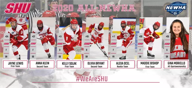 Lewis Player of the Year, O'Malley Coach of the Year Highlight Seven Pioneers Named to NEWHA Post-Season Awards Image