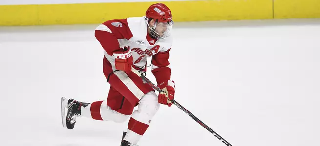 Men's Ice Hockey Skates to 3-3 Tie Versus Army Image