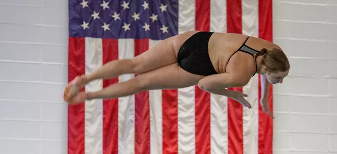 Martin Takes Third In Three Meter Dive While Swimming and Diving Place Sixth Image