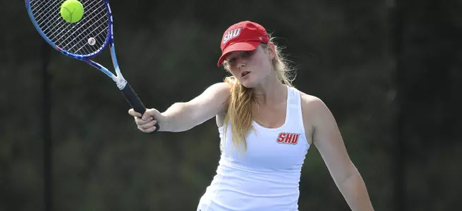 Women's Tennis Shutout By Stony Brook Image
