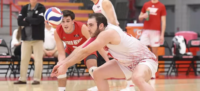 Men's Volleyball Falls 3-0 to Princeton Image