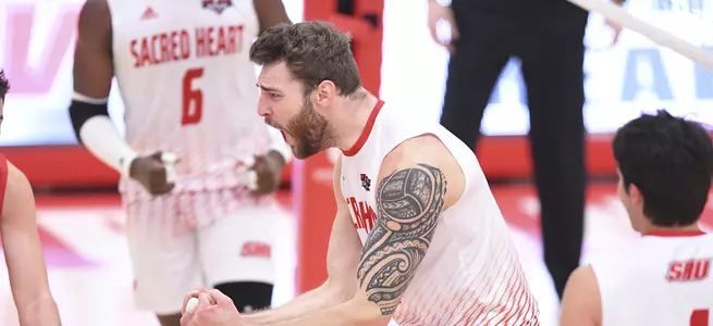 Men's Volleyball Defeats Mount Olive 3-1 Image