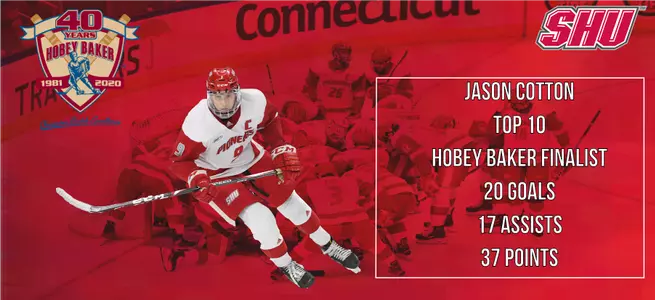 Cotton Named to Hobey Baker Top Ten Finalist List Image