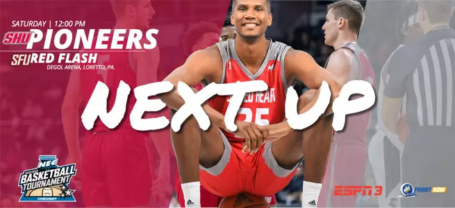 Men's Basketball Ready For NEC Semifinal At Saint Francis Image