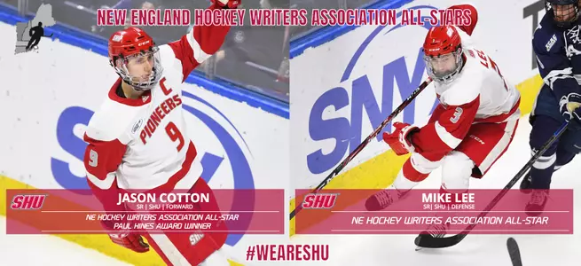 Cotton and Lee Honored As 2019-20 New England Hockey Writers Association All-Stars Image