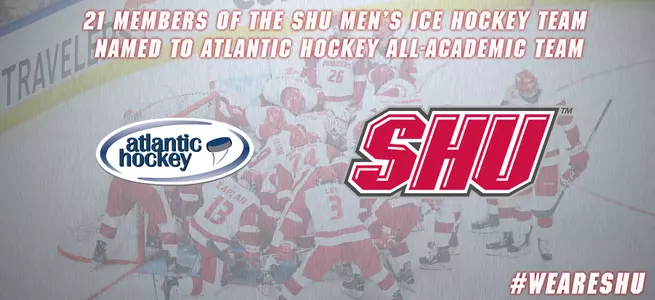 21 Members of Men's Ice Hockey Named to Atlantic Hockey All-Academic Team Image
