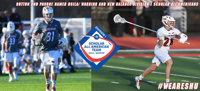 Dutton and Pavone Named 2020 USILA / Warrior and New Balance Division I Scholar All-Americans Image