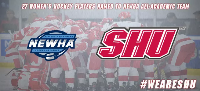 27 Women's Ice Hockey Student-Athletes Named to 2019-20 NEWHA All-Academic Team Image