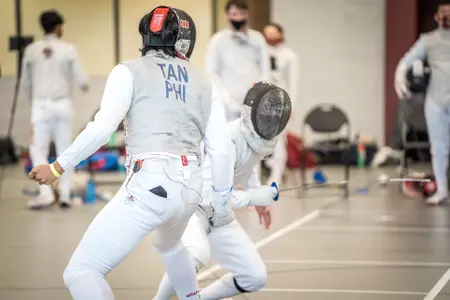 Boston College Defeats Men's Fencing 18-9 in Both Rounds Image