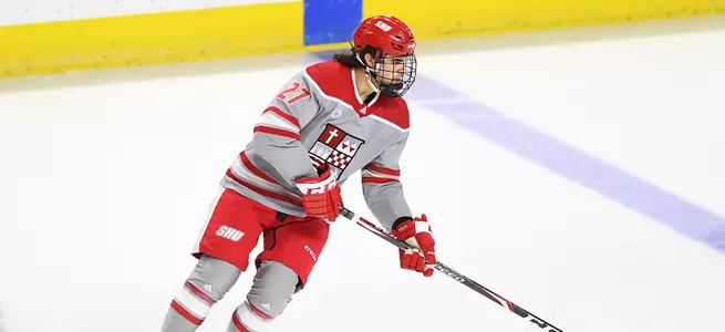 Men's Ice Hockey Falls Short in Overtime in 2-1 Loss to Army Image