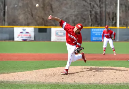 Baseball Defeats CCSU 3-2 for First NEC Victory Image