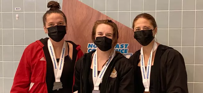 Record Breaking Points and a Podium Finish for Olivia McNicholas Keep SHU in the Lead After Day Two at NEC Championships Image