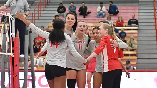 Women's Volleyball Celebration