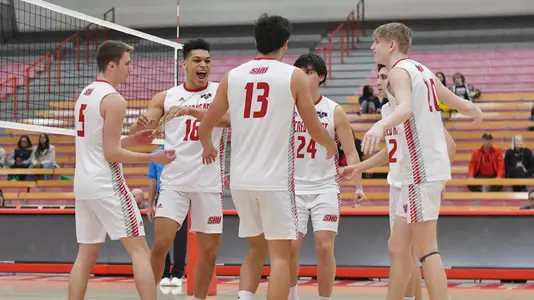 Men's Volleyball Celebration