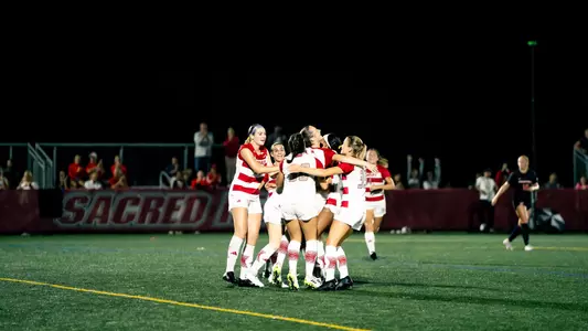 SHU WSOC Goal Celebration