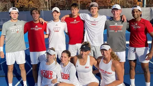 tennis at QU mixed duals