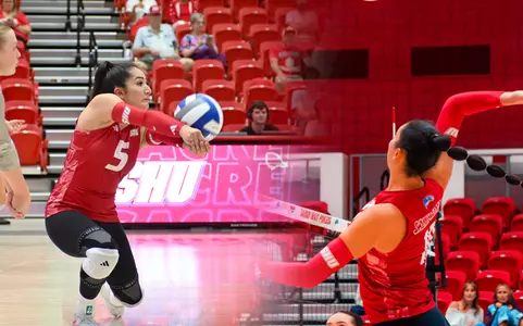 Women's Volleyball Combo Action - Miliani Villarreal & Critina Montanez