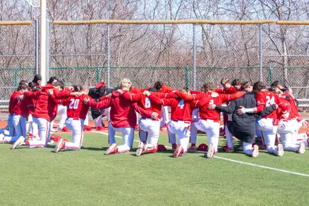 Baseball pregame huddle
