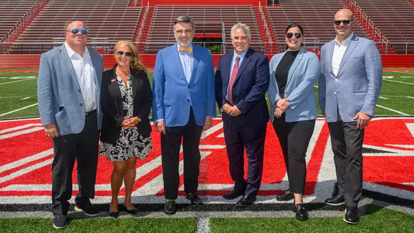 SHU & Sikorsky Credit Union Administration on Campus Field for Naming Rights Announcement