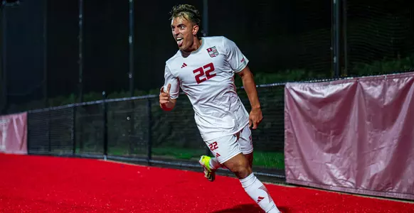 Zeberio goal celebration v LIU