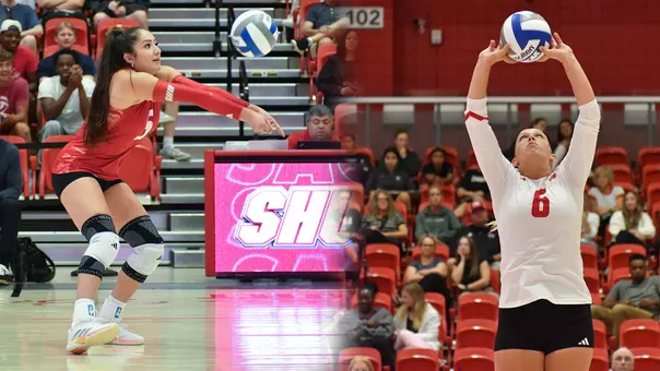 Volleyball Combo Action - Miliani Villarreal & Addy Franz