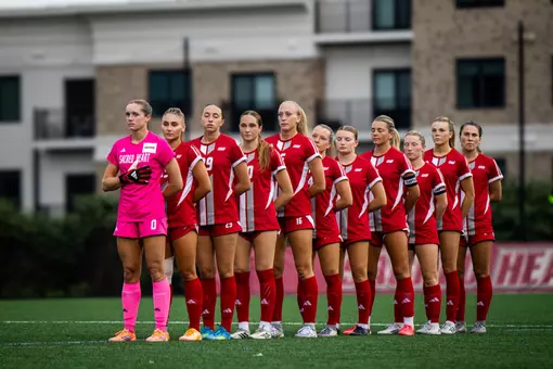 Women's Soccer Team Shot