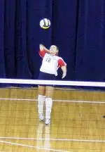 Volleyball Falls In Five at Jacksonville Image
