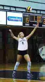 Volleyball Gets First Win Over CSU Image
