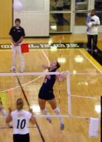 Whitehead Leads Volleyball Past BSC Image