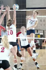 Volleyball Falls At Southeast Missouri, 3-1 Image