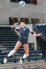Volleyball Sweeps Georgia Southern In Second To Last Match At Home Image