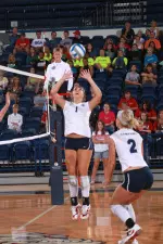 Volleyball Falls In Three To College Of Charleston Image
