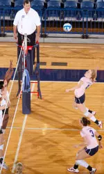 Volleyball Finishes Weekend Sweep With Win Over Wofford Image
