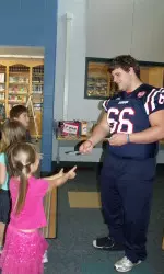 Football Begins Reading Initiative to Promote Education Day Image