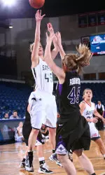 Strong Second Half Lifts WBB To 64-58 Win Over Furman Image