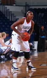 Campbell's Career High Leads WBB Past Alabama State, 62-51 Image