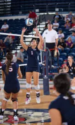 Bulldogs Move to First in SoCon With Five Set Thriller Image