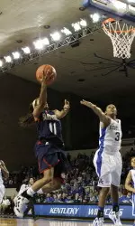 Women's Hoops Falls At No. 8 Kentucky Image