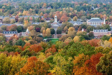 Samford University campus shot