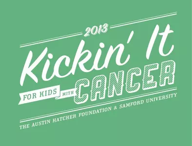Kickin' It For Kids Against Cancer logo