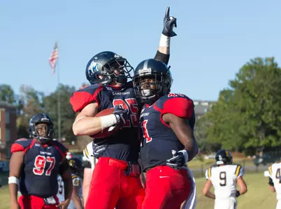 Christian Stark celebrates TD vs ETSU, 2017