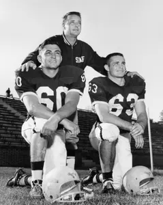 Bobby Bowden with players