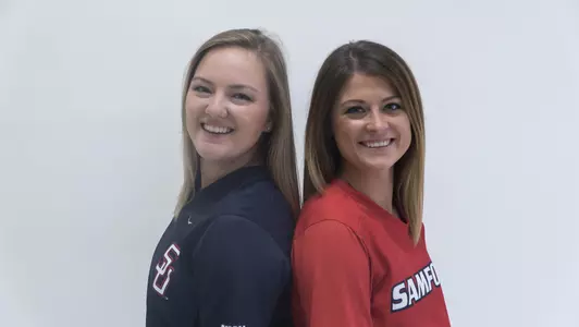 2018 Softball Seniors, Lexie Higgins and Shelby Maze