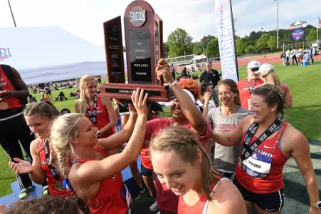 Samford women's track and field are the 2019 SoCon Outdoor Champions.
