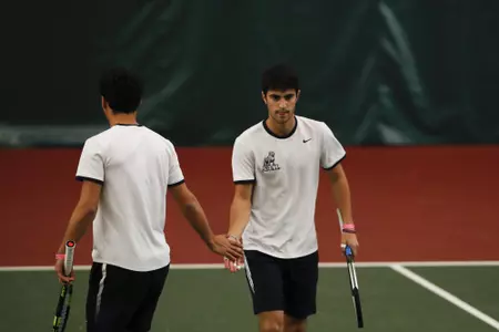 Tomas Santantonio in doubles at Alabama, 2021