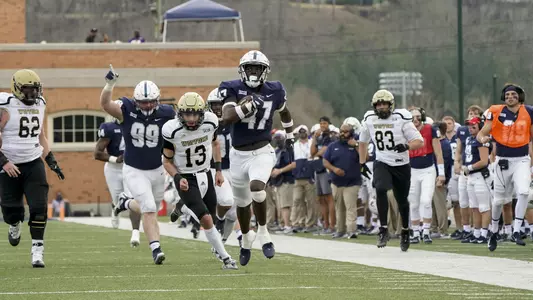 Chris Edmonds INT return vs Wofford 2021 spring