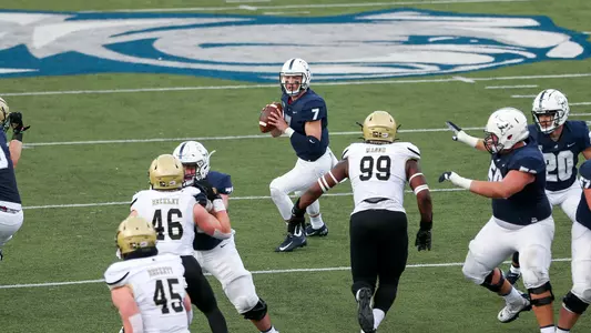 Liam Welch was named a finalist for the Walter Payton Award Monday