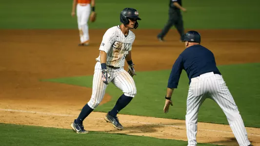 Brooks Carlson after his home run to beat Mercer Thursday night